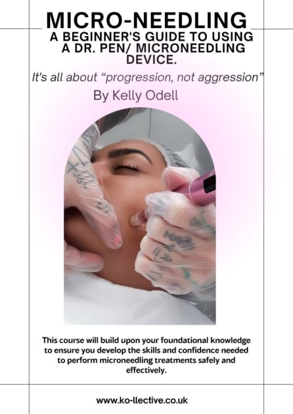 Editable microneedling manual course guide