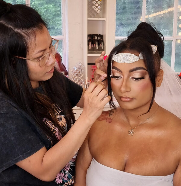 Online Bridal makeup mastercalss lesson leicester