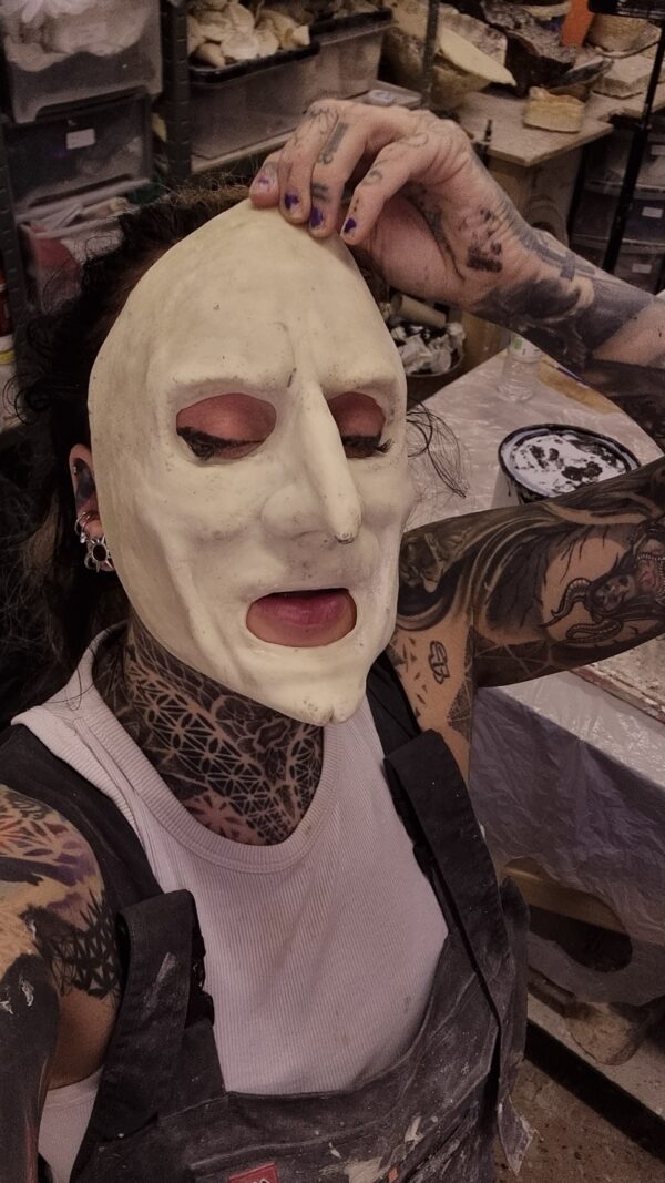 Terrifer latex full face prosthetic - half face prosthetics for sale