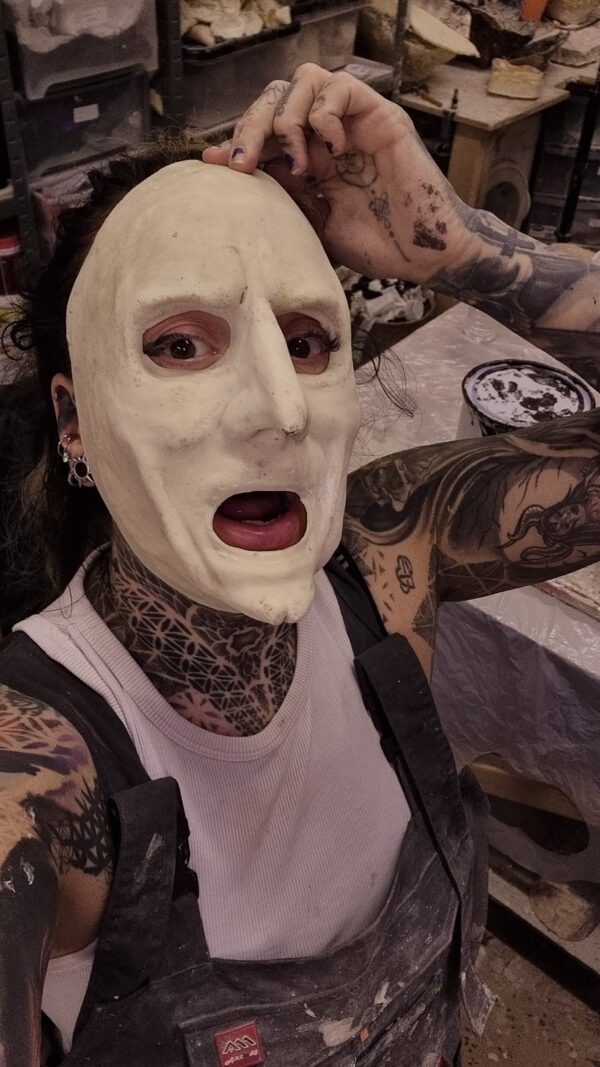 Terrifer latex full face prosthetic - half face prosthetics for sale