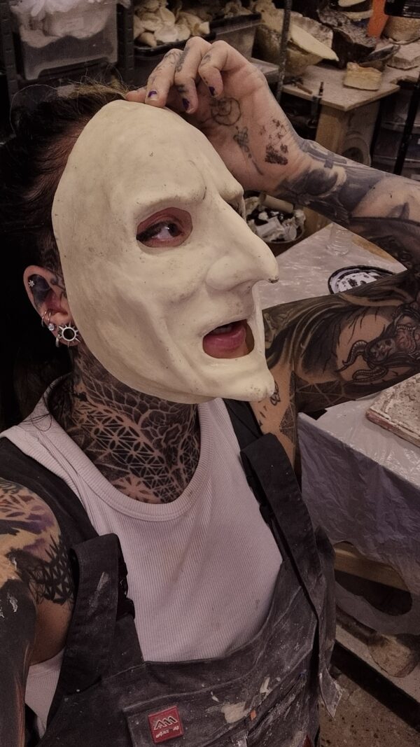 Terrifer latex full face prosthetic - half face prosthetics for sale