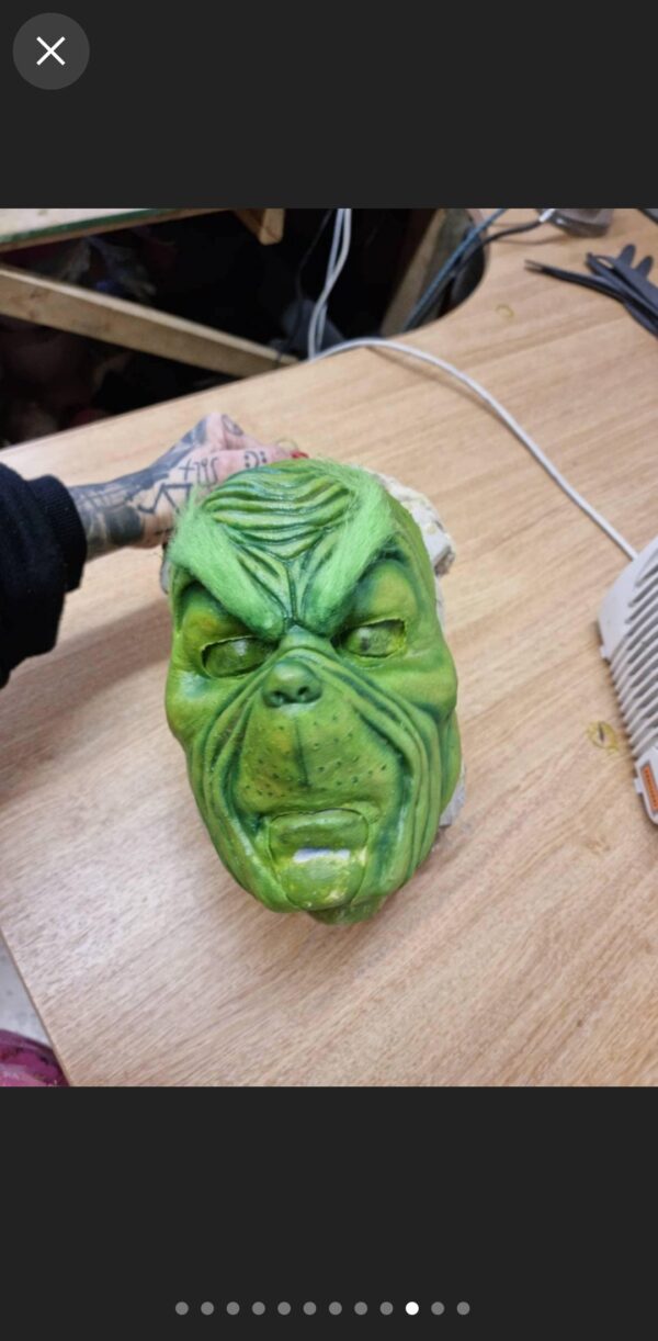 the grinch latex mask