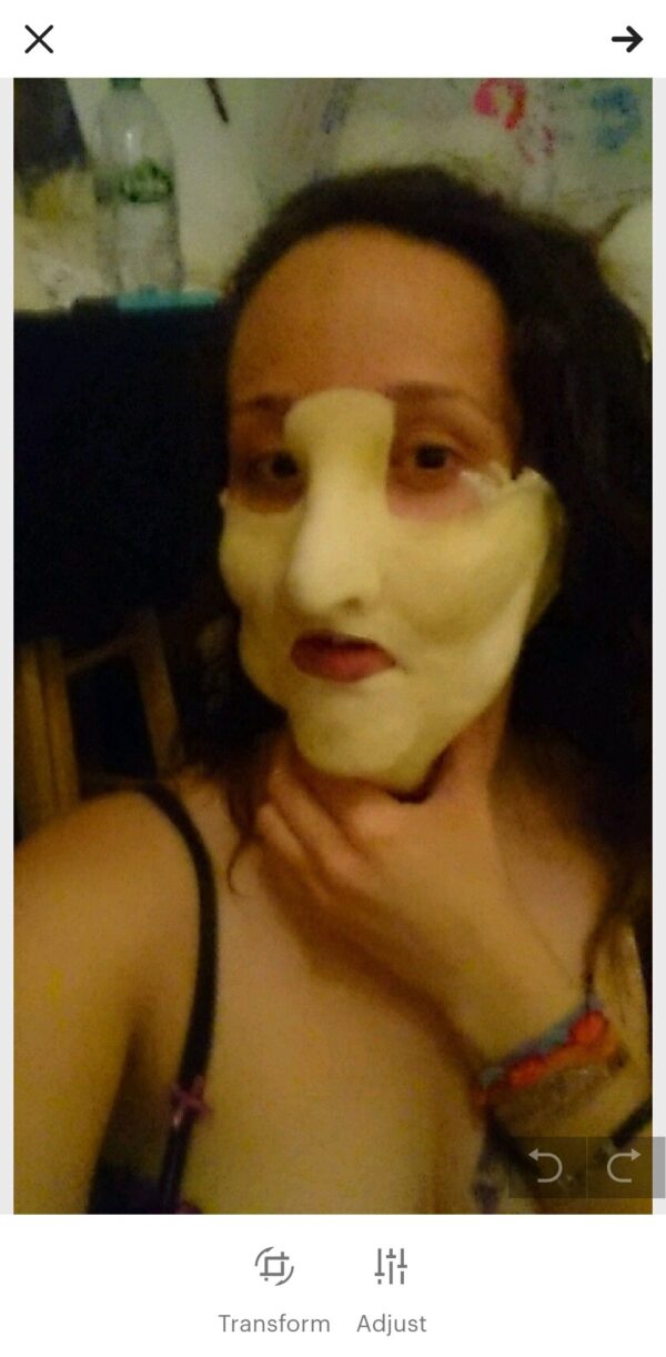 Swollen Face Latex Prosthetic - Image 5