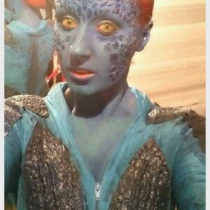 Mystique-Inspired Reptile Forehead