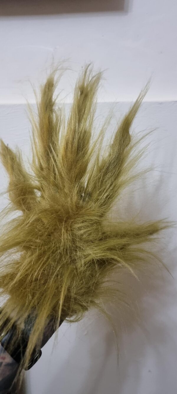 Green Fur Grinch Gloves