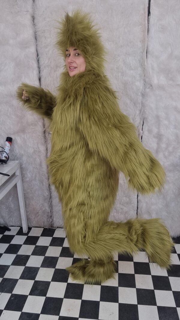 Green Fur Onesie Costume