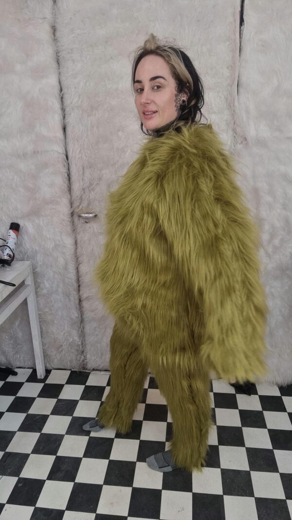 Green Fur Onesie Costume