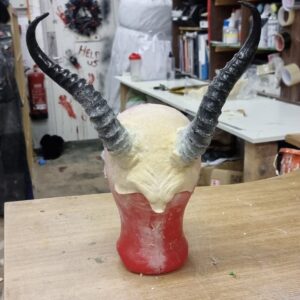 Angry Forehead with Attached Horns