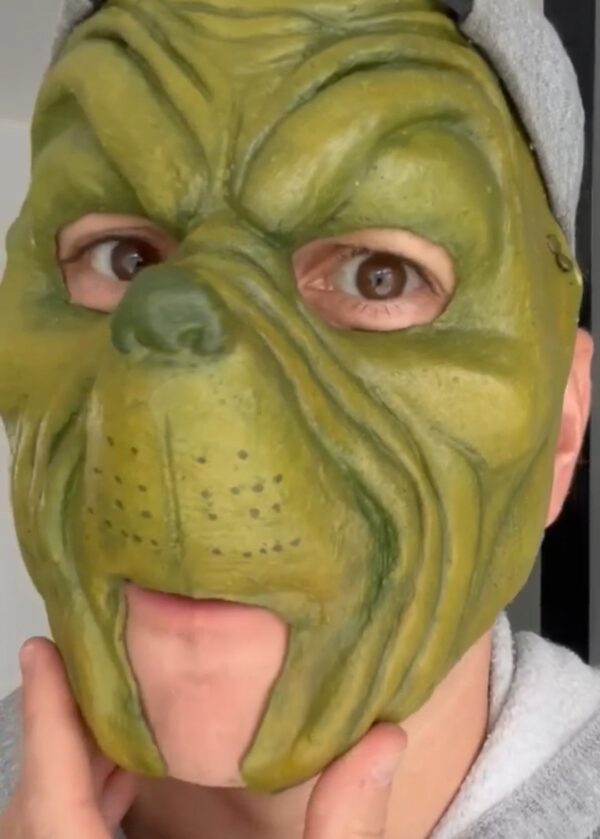 grinch mask prosthetic