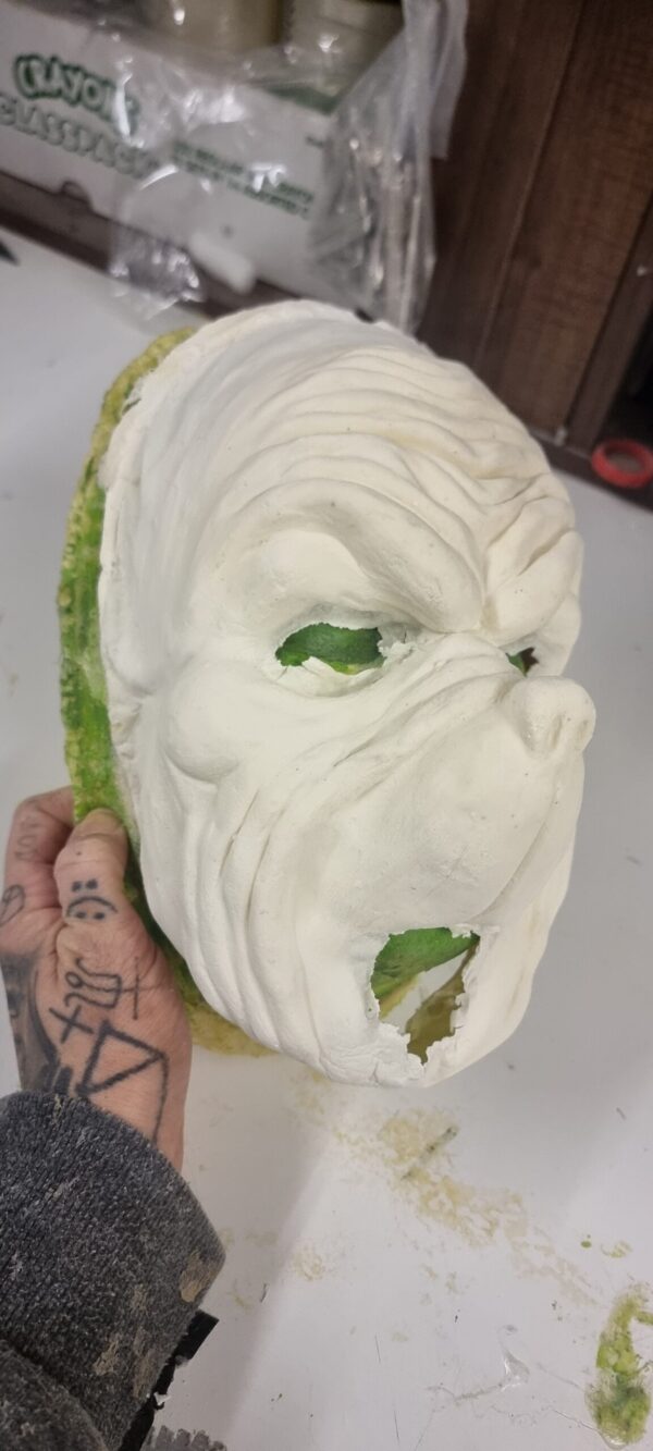 Grinch Latex Prosthetic Mask - Image 19