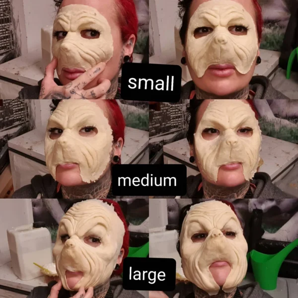 different sizes of grinch mask