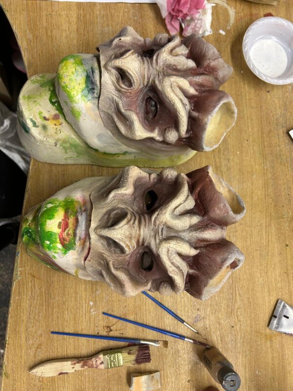 Two-Piece Krampus Demon Mask