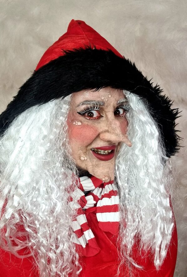 witch nose and chin prosthetics