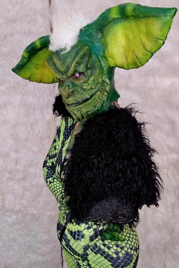 prosthetic mask and ears costume