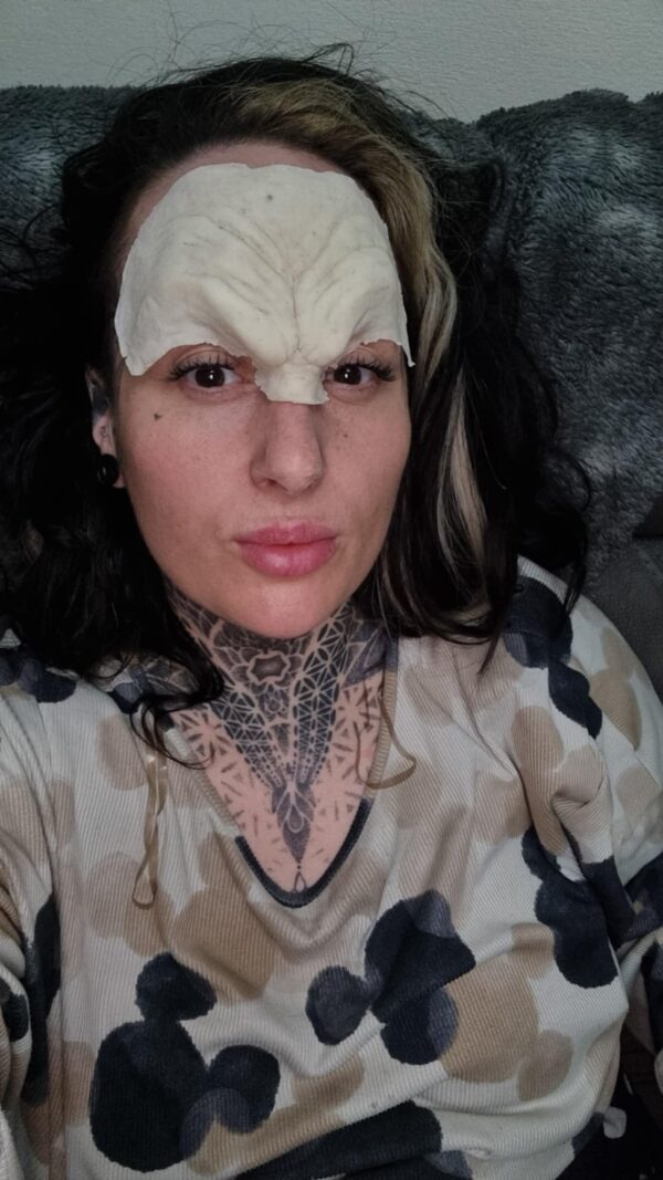 Vampire/angry brow