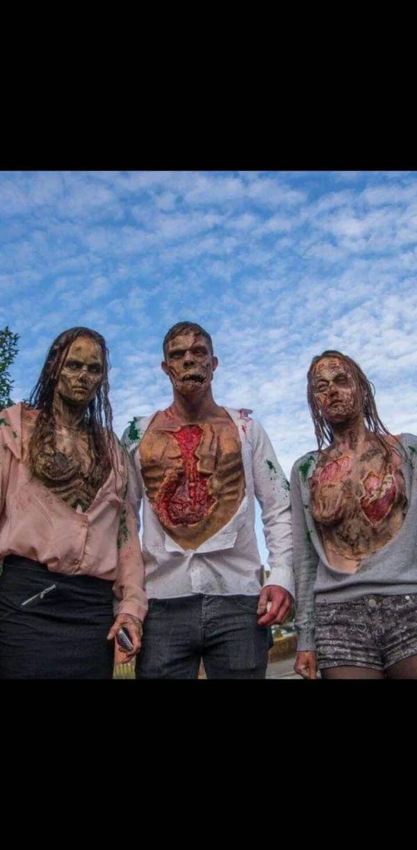 ripped zombie chest