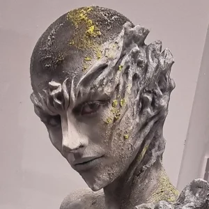 Wooden Branch Face Prosthetics