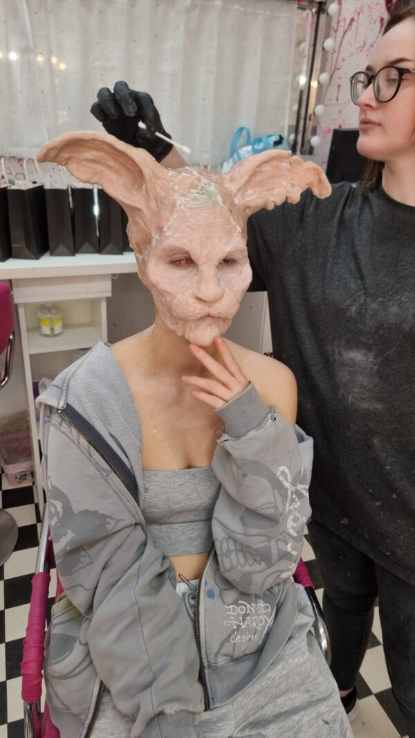 silicone rabbit face and ears - Image 10