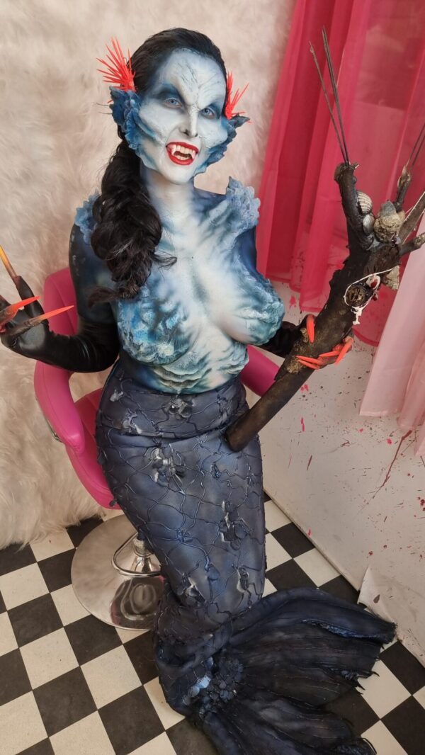 mermaid siren boob chest latex prosthetic - Image 9