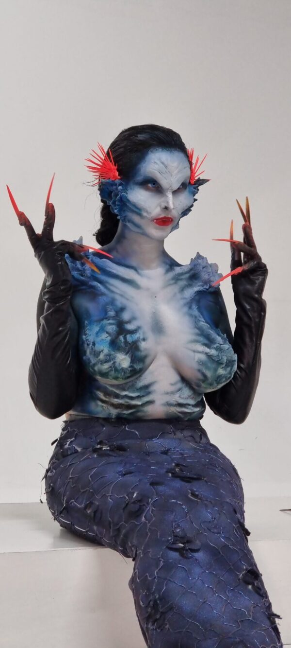 mermaid siren boob chest latex prosthetic - Image 7