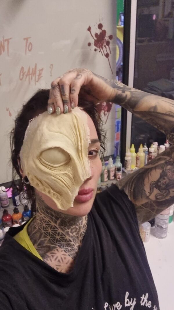 Half Alien Face Prosthetic