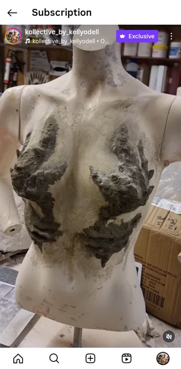 mermaid siren boob chest latex prosthetic - Image 10