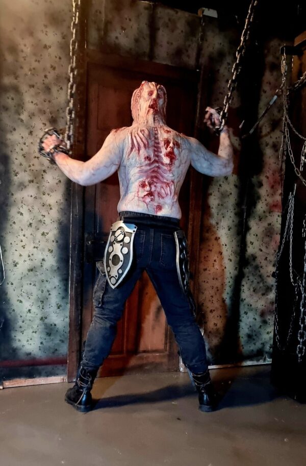 back prosthetic - horror gore - body of souls zombie alien